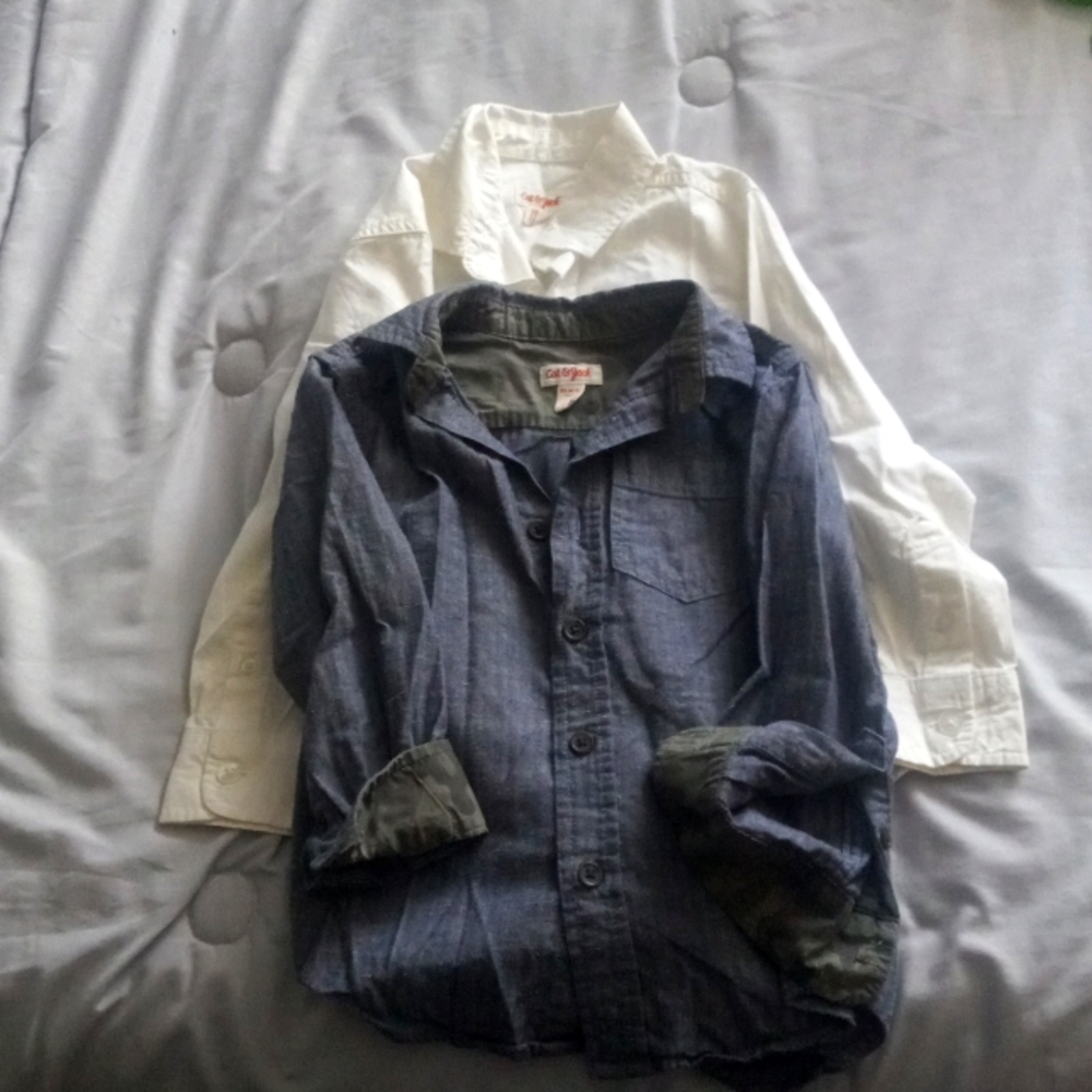 2 cat and jack long sleeve button down